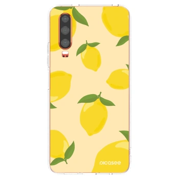 Picasee átlátszó szilikon tok az alábbi mobiltelefonokra Huawei P30 - Limoncella