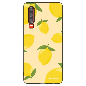 Picasee fekete szilikon tok az alábbi mobiltelefonokra Huawei P30 - Limoncella