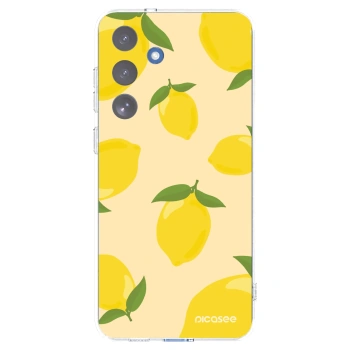 Picasee átlátszó szilikon tok az alábbi mobiltelefonokra Samsung Galaxy S25 FE 5G - Limoncella