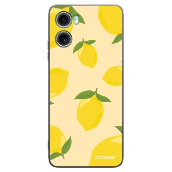 Picasee fekete szilikon tok az alábbi mobiltelefonokra Motorola Moto G06 - Limoncella