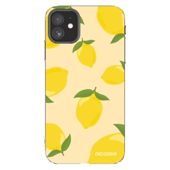 Picasee átlátszó szilikon tok az alábbi mobiltelefonokra Apple iPhone 11 - Limoncella