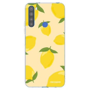 Picasee átlátszó szilikon tok az alábbi mobiltelefonokra Xiaomi Redmi Note 8T - Limoncella
