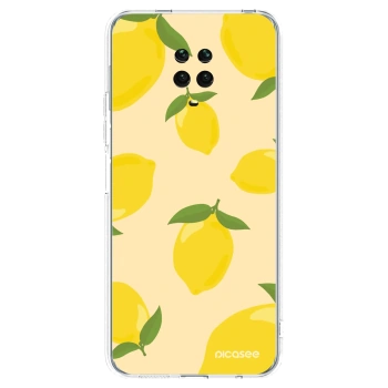 Picasee átlátszó szilikon tok az alábbi mobiltelefonokra Xiaomi Redmi Note 9S - Limoncella