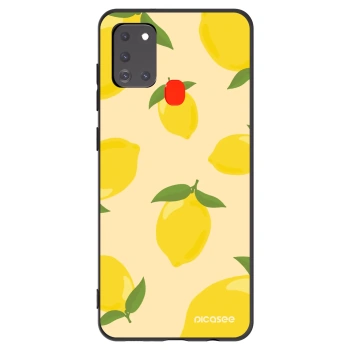 Picasee fekete szilikon tok az alábbi mobiltelefonokra Samsung Galaxy A21s - Limoncella