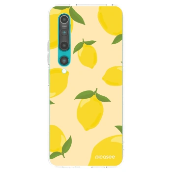 Picasee átlátszó szilikon tok az alábbi mobiltelefonokra Xiaomi Mi 10 - Limoncella