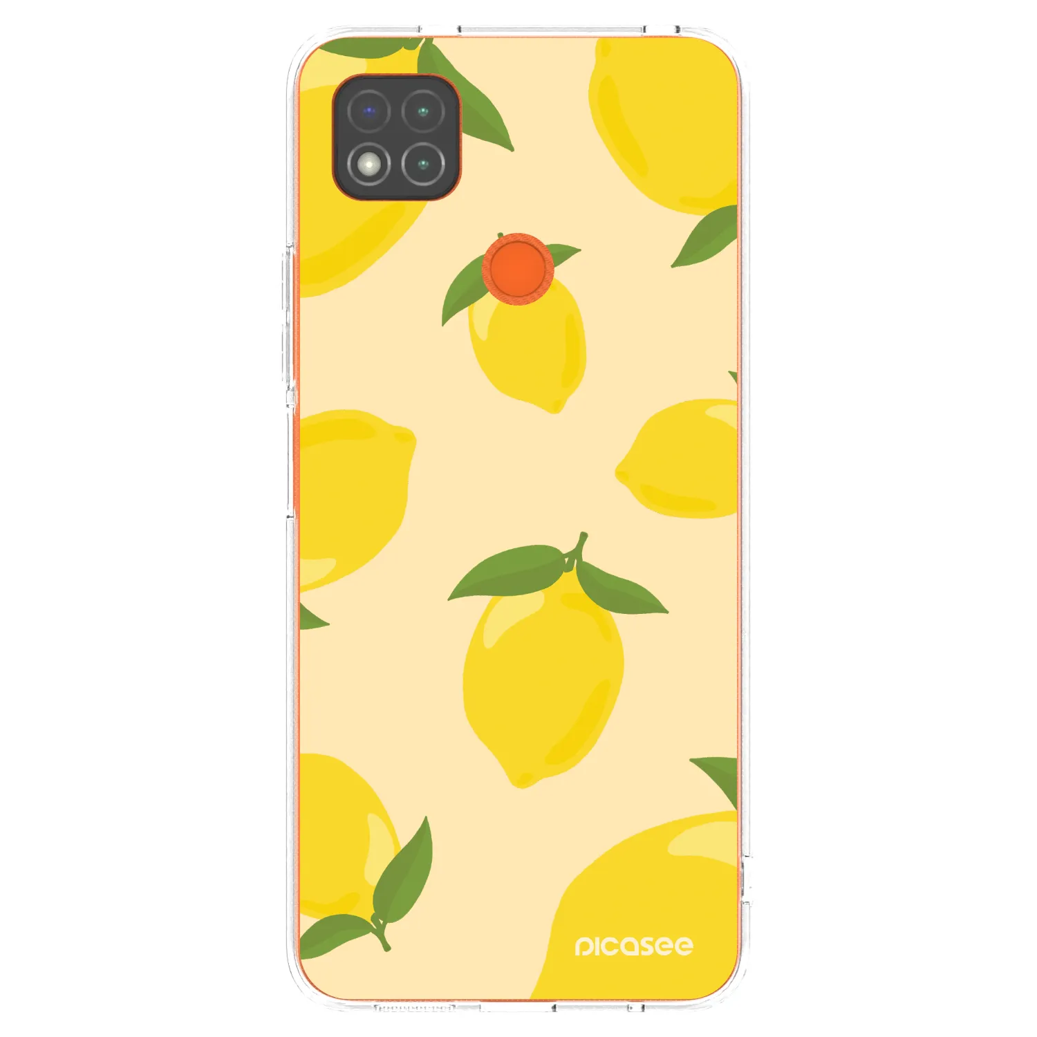 Picasee átlátszó szilikon tok az alábbi mobiltelefonokra Xiaomi Redmi 9C - Limoncella