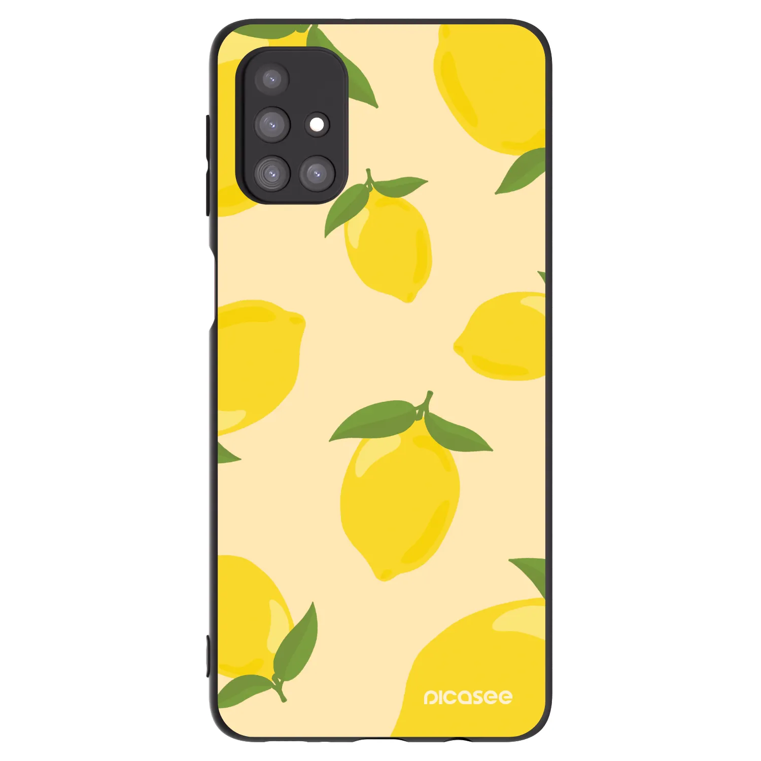Picasee fekete szilikon tok az alábbi mobiltelefonokra Samsung Galaxy M31s - Limoncella