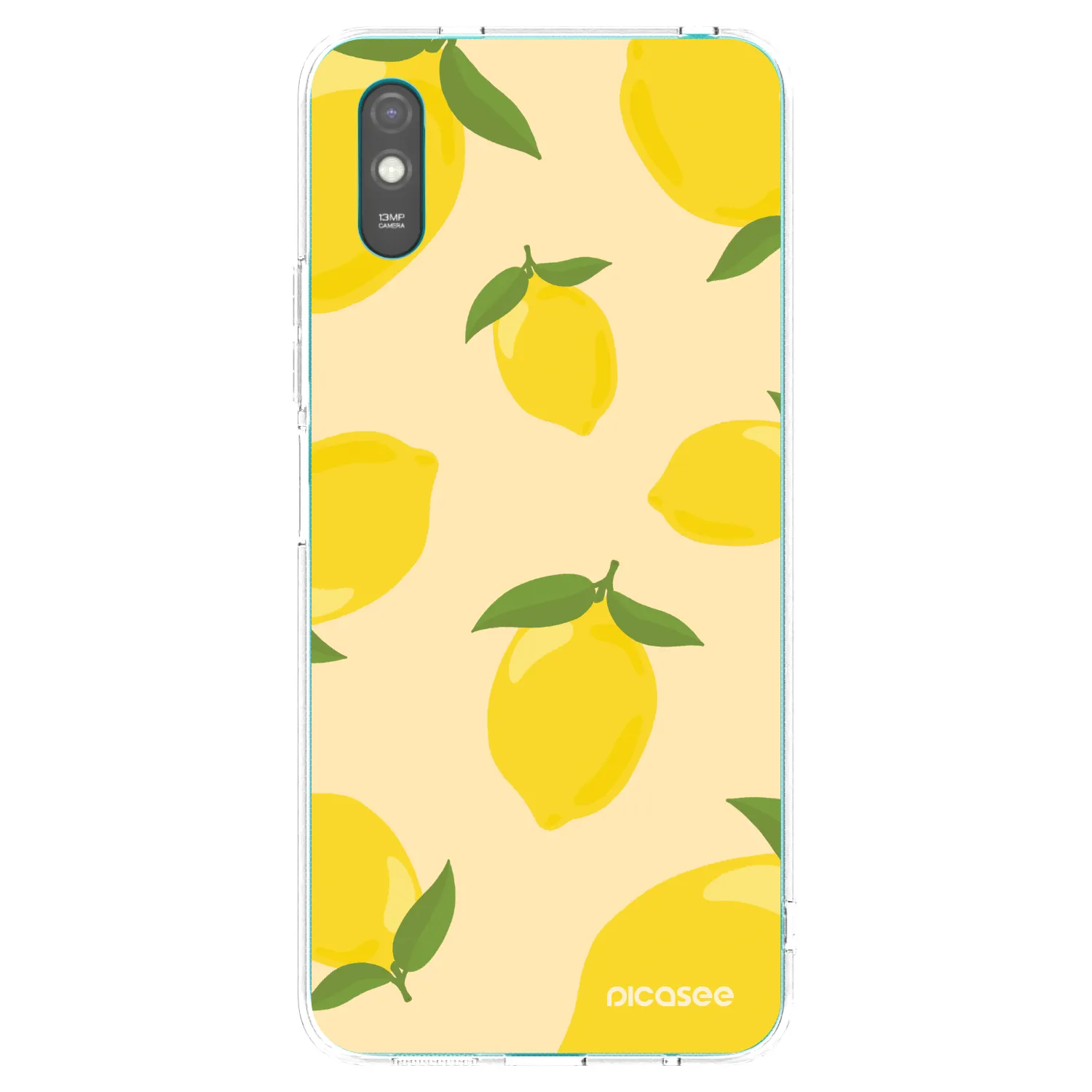 Picasee átlátszó szilikon tok az alábbi mobiltelefonokra Xiaomi Redmi 9A - Limoncella