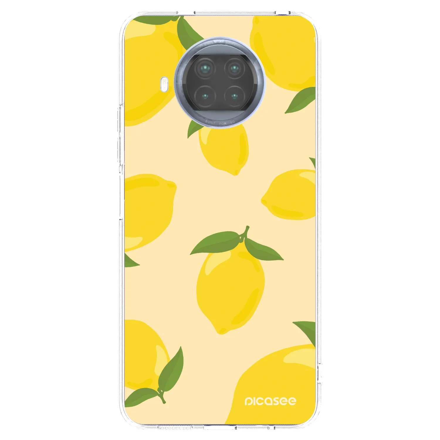 Picasee átlátszó szilikon tok az alábbi mobiltelefonokra Xiaomi Mi 10T Lite - Limoncella