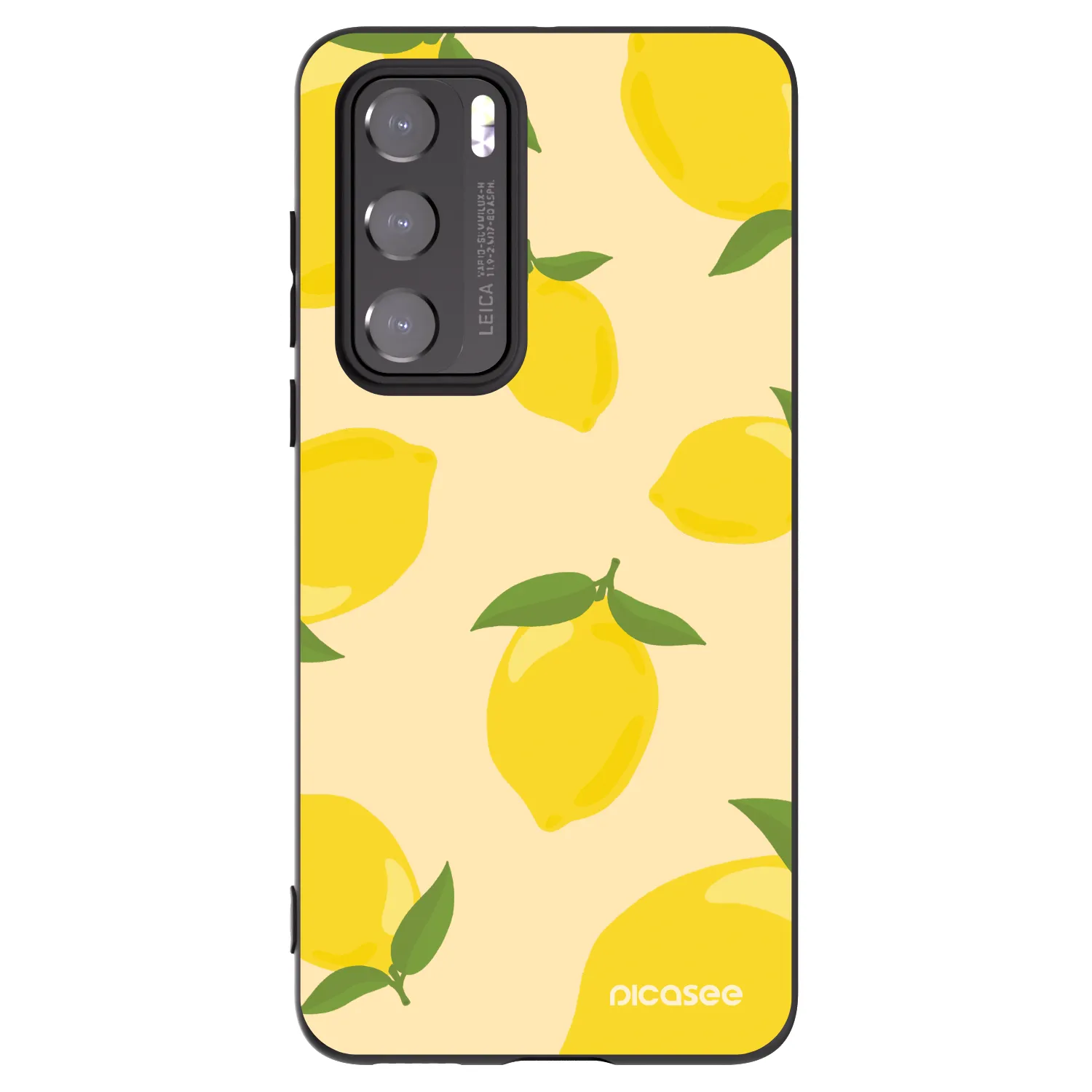 Picasee fekete szilikon tok az alábbi mobiltelefonokra Huawei P40 - Limoncella
