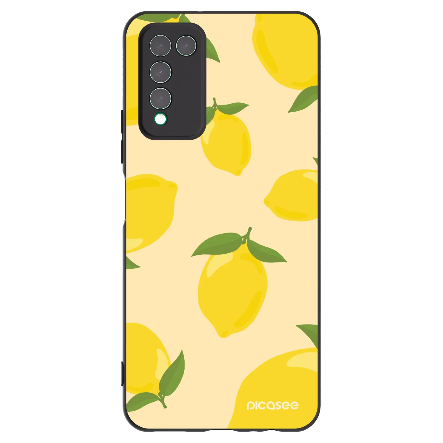 Picasee fekete szilikon tok az alábbi mobiltelefonokra Honor 10X Lite - Limoncella