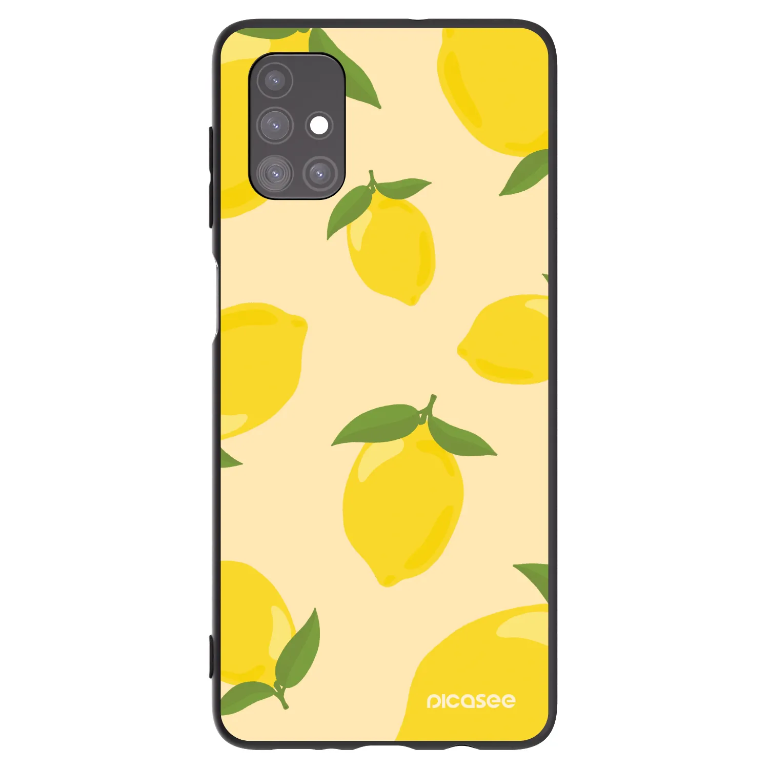 Picasee fekete szilikon tok az alábbi mobiltelefonokra Samsung Galaxy M51 M515F - Limoncella