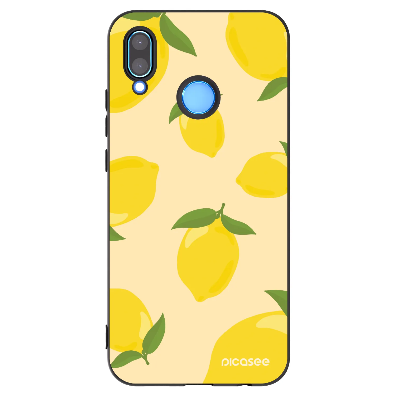 Picasee fekete szilikon tok az alábbi mobiltelefonokra Huawei P20 Lite - Limoncella