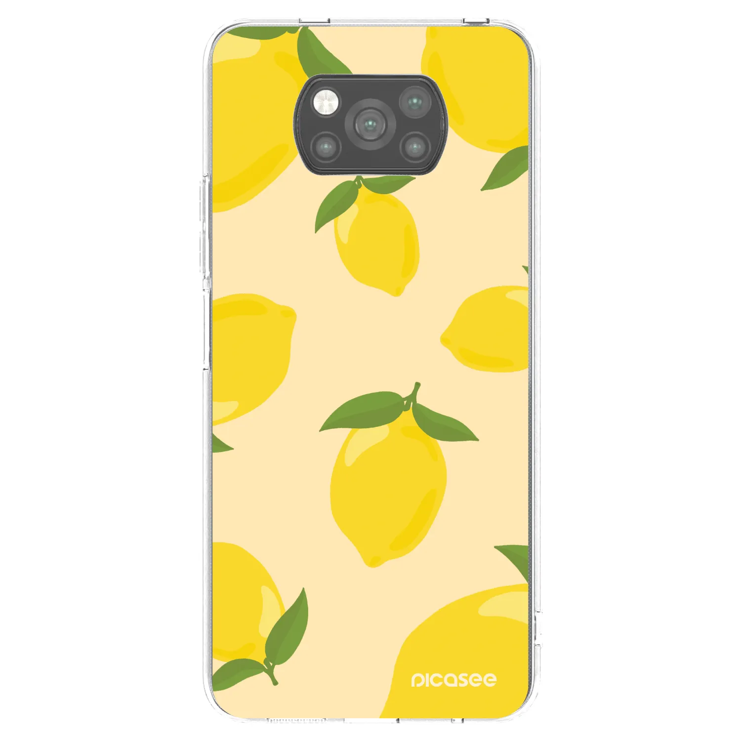 Picasee fekete szilikon tok az alábbi mobiltelefonokra Xiaomi Poco X3 Pro - Limoncella