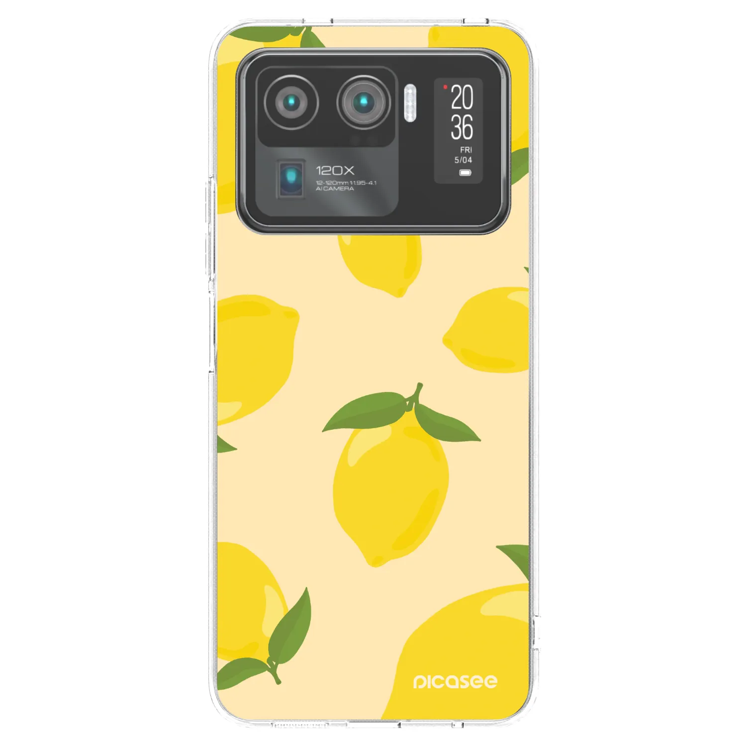 Picasee átlátszó szilikon tok az alábbi mobiltelefonokra Xiaomi Mi 11 Ultra - Limoncella