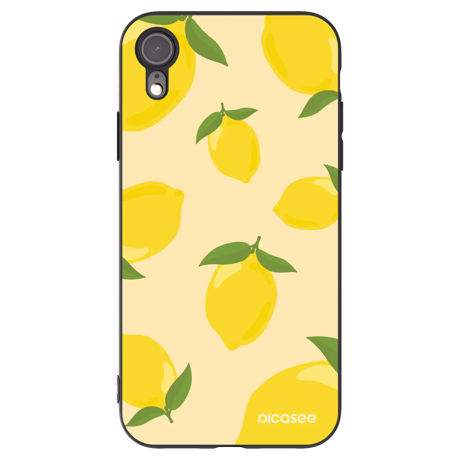 Picasee fekete szilikon tok az alábbi mobiltelefonokra Apple iPhone XR - Limoncella