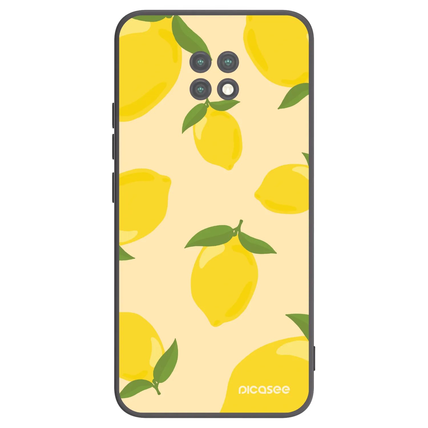 Picasee fekete szilikon tok az alábbi mobiltelefonokra Xiaomi Redmi Note 9T - Limoncella