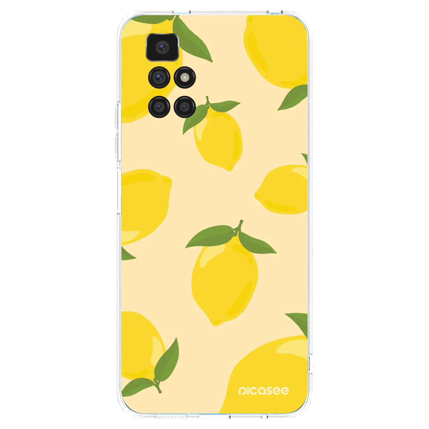 Picasee átlátszó szilikon tok az alábbi mobiltelefonokra Xiaomi Redmi 10 - Limoncella