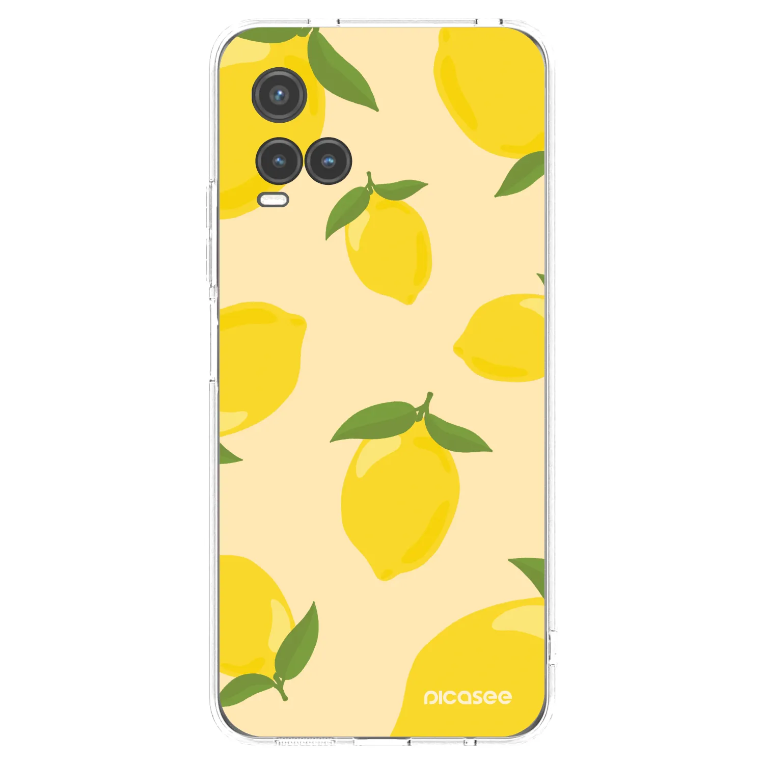 Picasee átlátszó szilikon tok az alábbi mobiltelefonokra Vivo Y33s - Limoncella