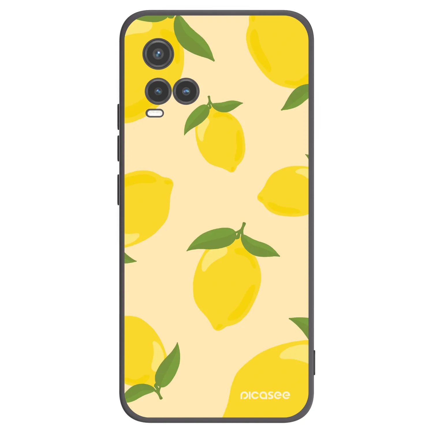 Picasee fekete szilikon tok az alábbi mobiltelefonokra Vivo Y33s - Limoncella