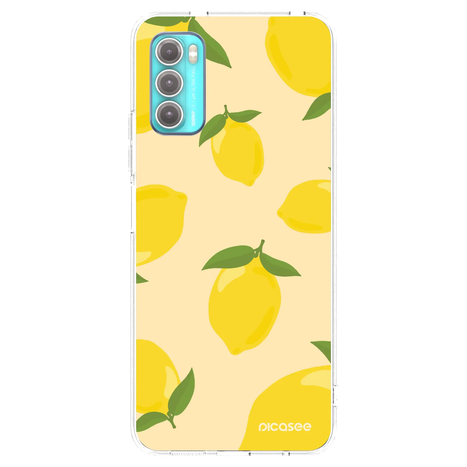 Picasee átlátszó szilikon tok az alábbi mobiltelefonokra Motorola Moto G60 - Limoncella