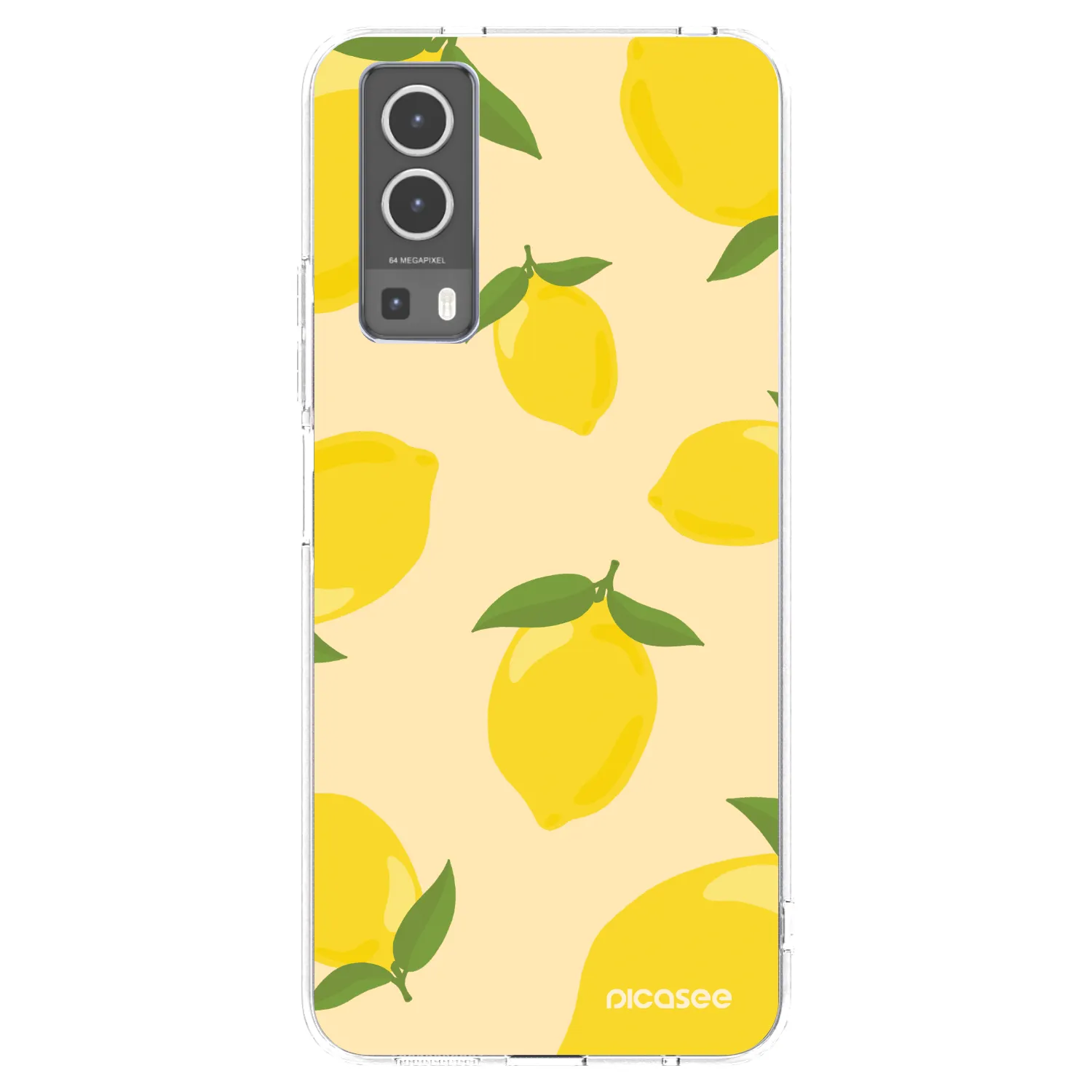 Picasee átlátszó szilikon tok az alábbi mobiltelefonokra Vivo Y72 5G - Limoncella