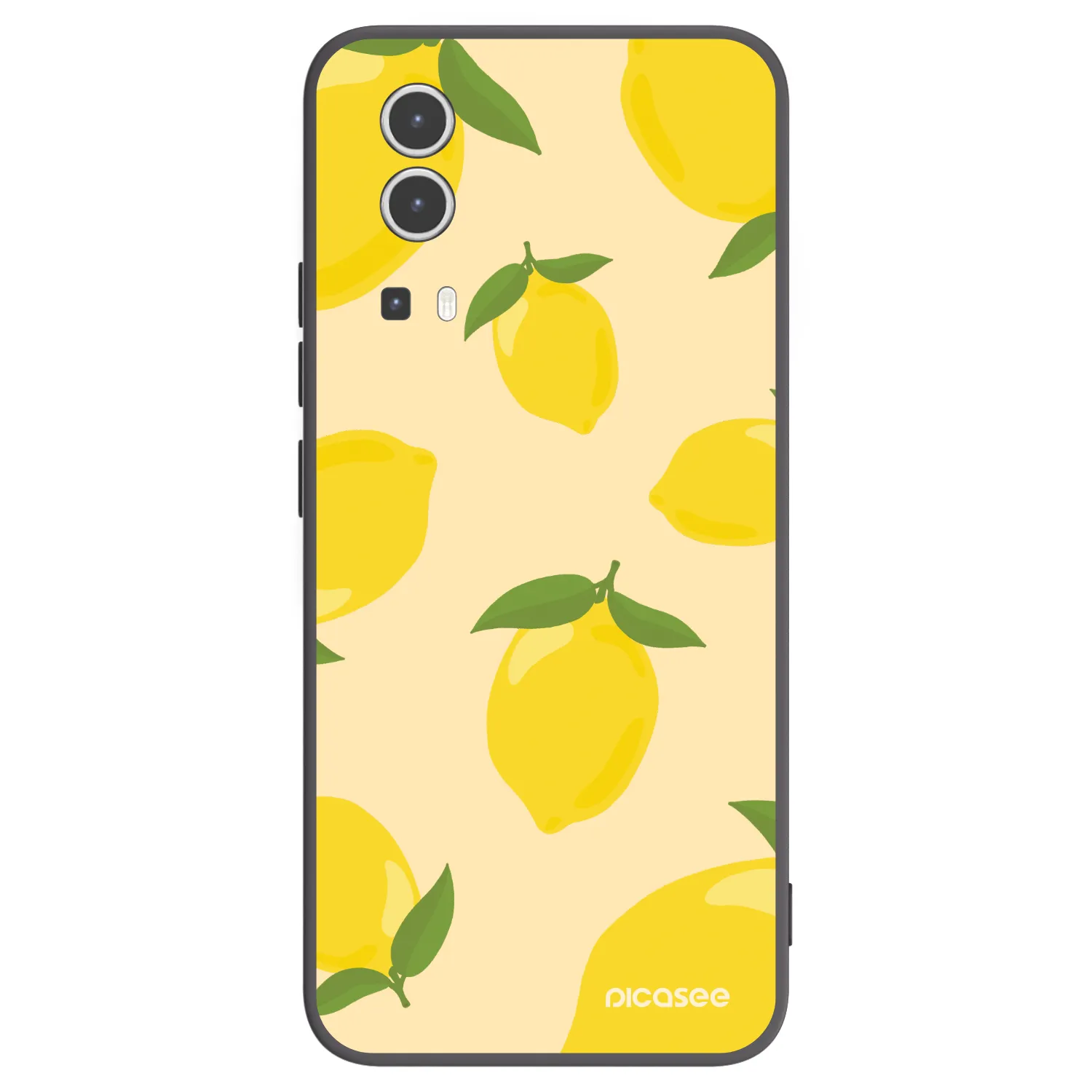 Picasee fekete szilikon tok az alábbi mobiltelefonokra Vivo Y72 5G - Limoncella