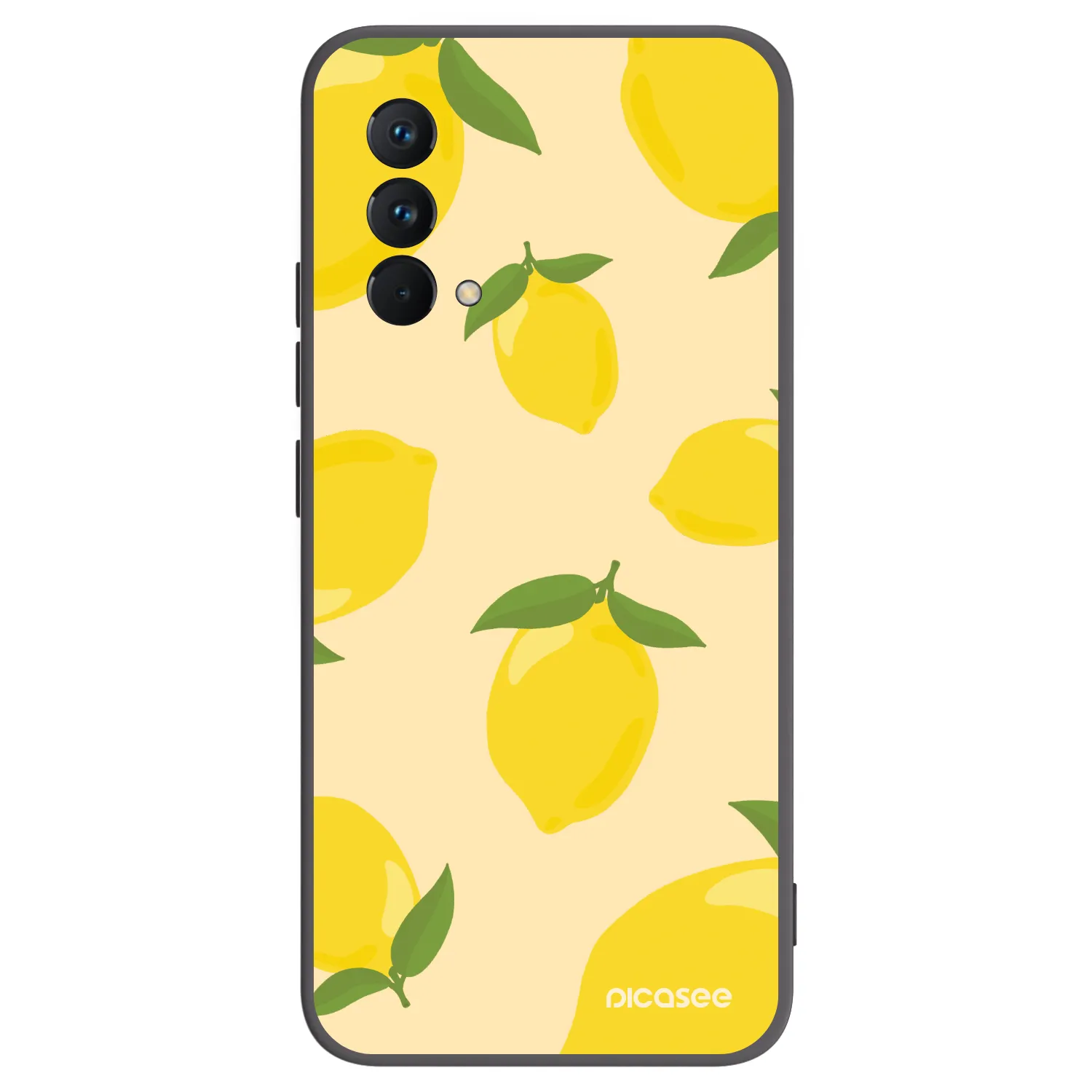 Picasee fekete szilikon tok az alábbi mobiltelefonokra Realme GT Master Edition 5G - Limoncella