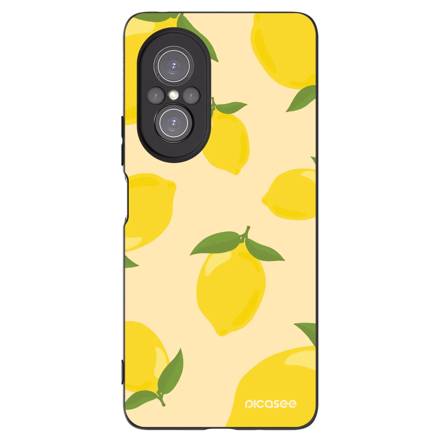Picasee fekete szilikon tok az alábbi mobiltelefonokra Huawei Nova 9 SE - Limoncella