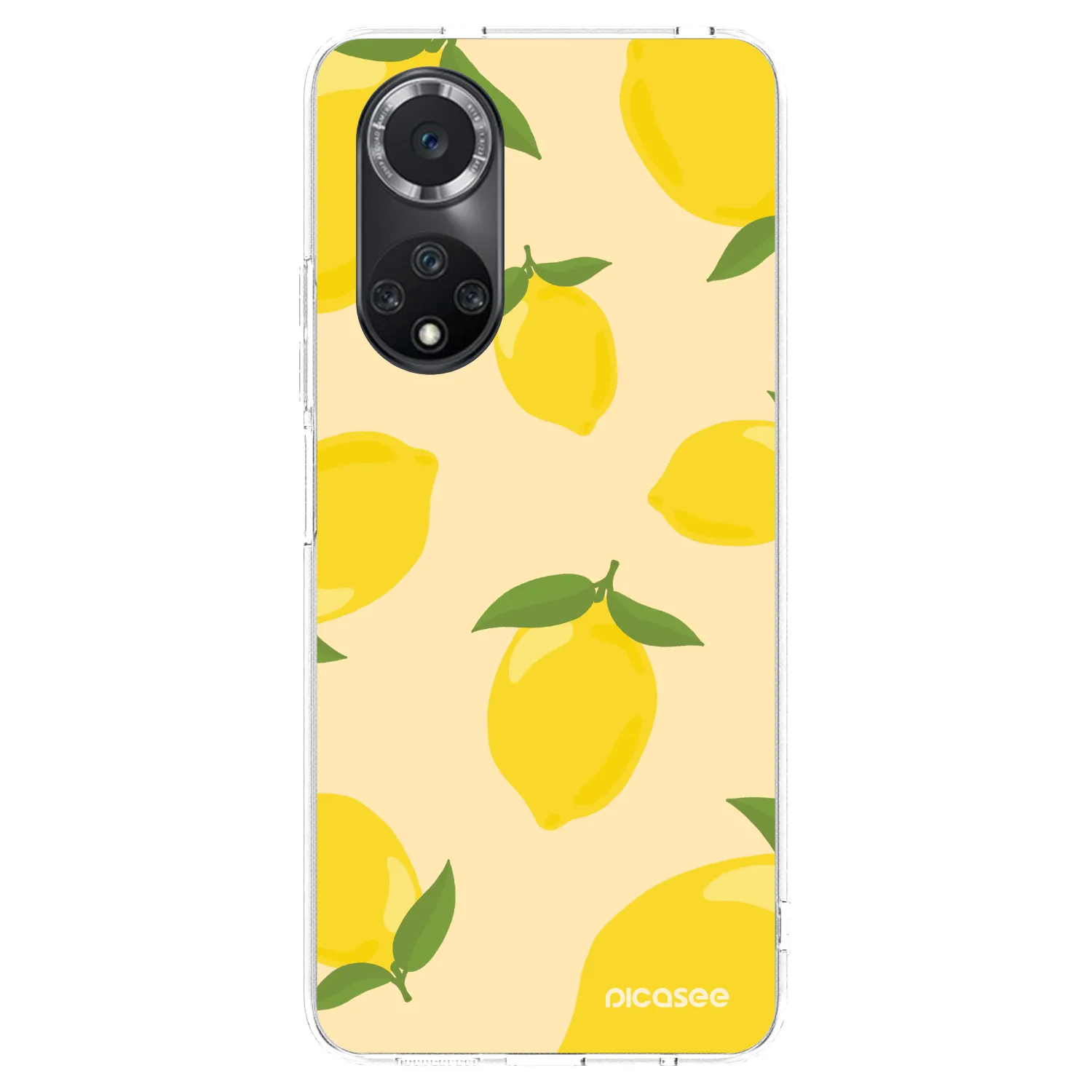 Picasee átlátszó szilikon tok az alábbi mobiltelefonokra Huawei Nova 9 SE - Limoncella