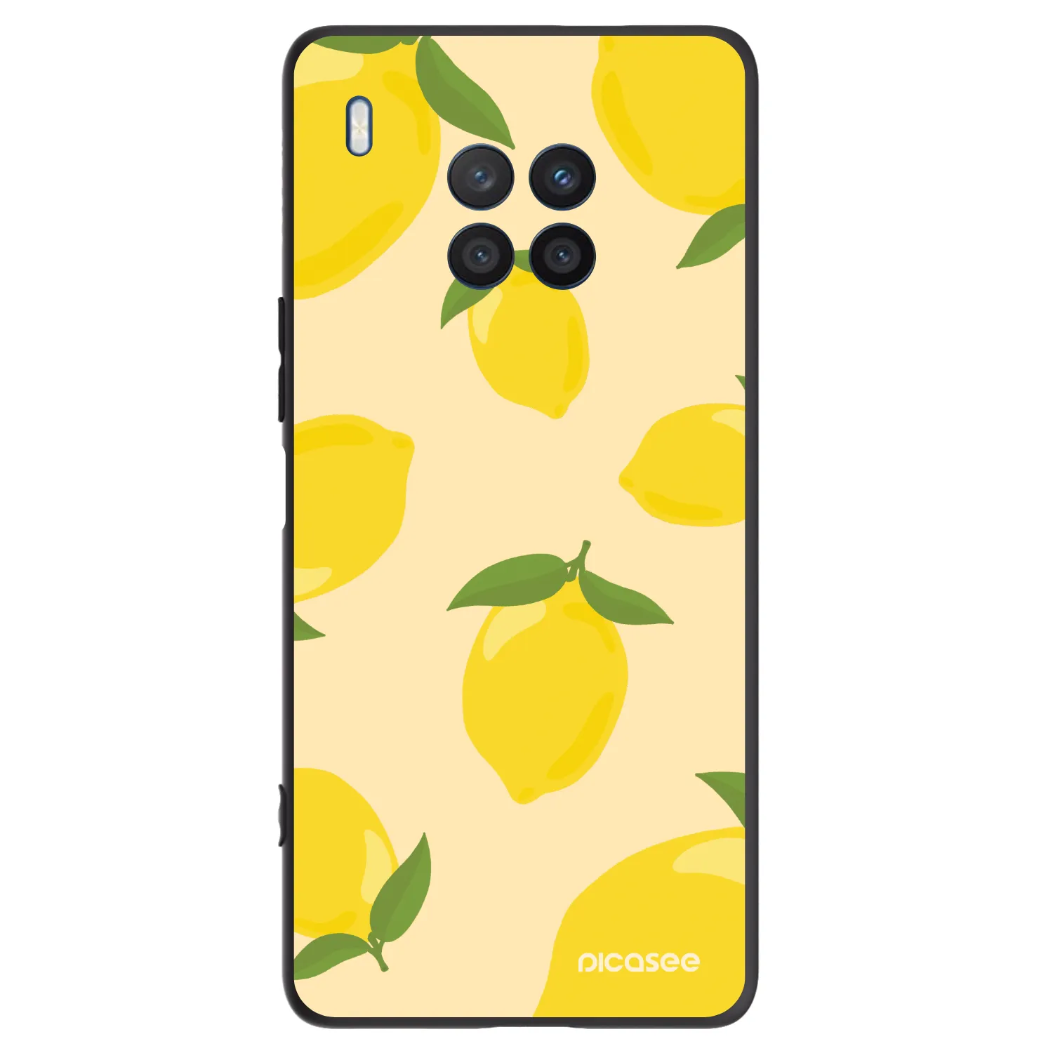 Picasee fekete szilikon tok az alábbi mobiltelefonokra Honor 50 Lite - Limoncella