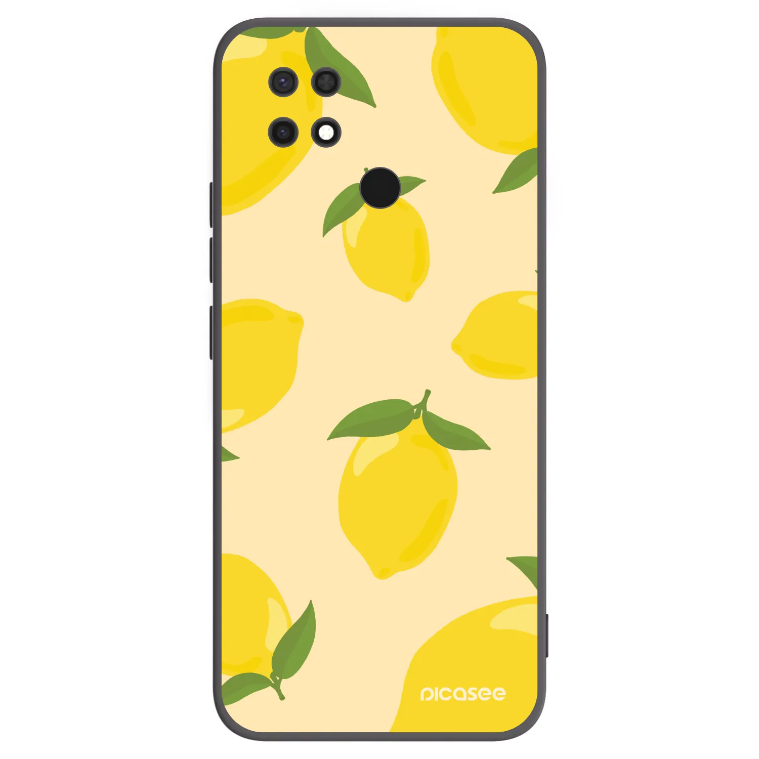 Picasee fekete szilikon tok az alábbi mobiltelefonokra Xiaomi Redmi 10C - Limoncella