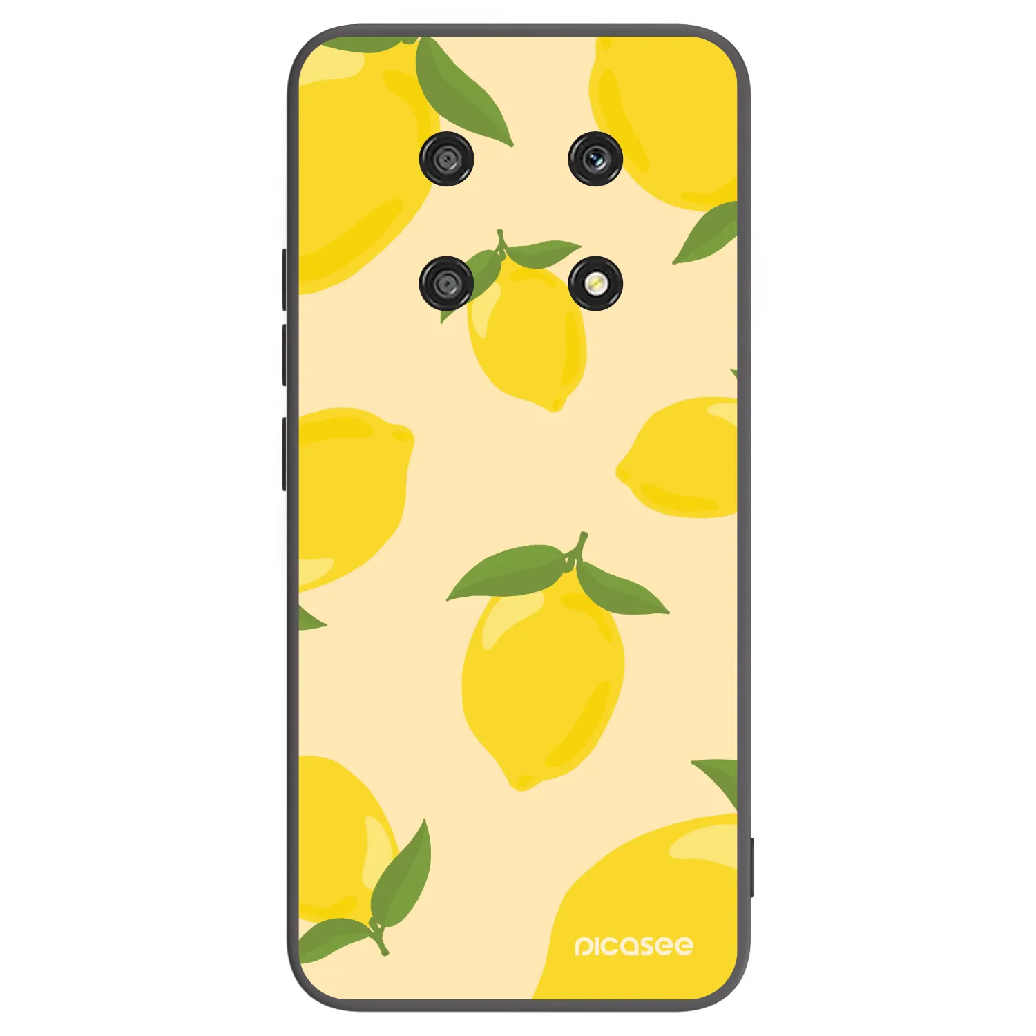 Picasee fekete szilikon tok az alábbi mobiltelefonokra Honor Magic4 Lite 5G - Limoncella
