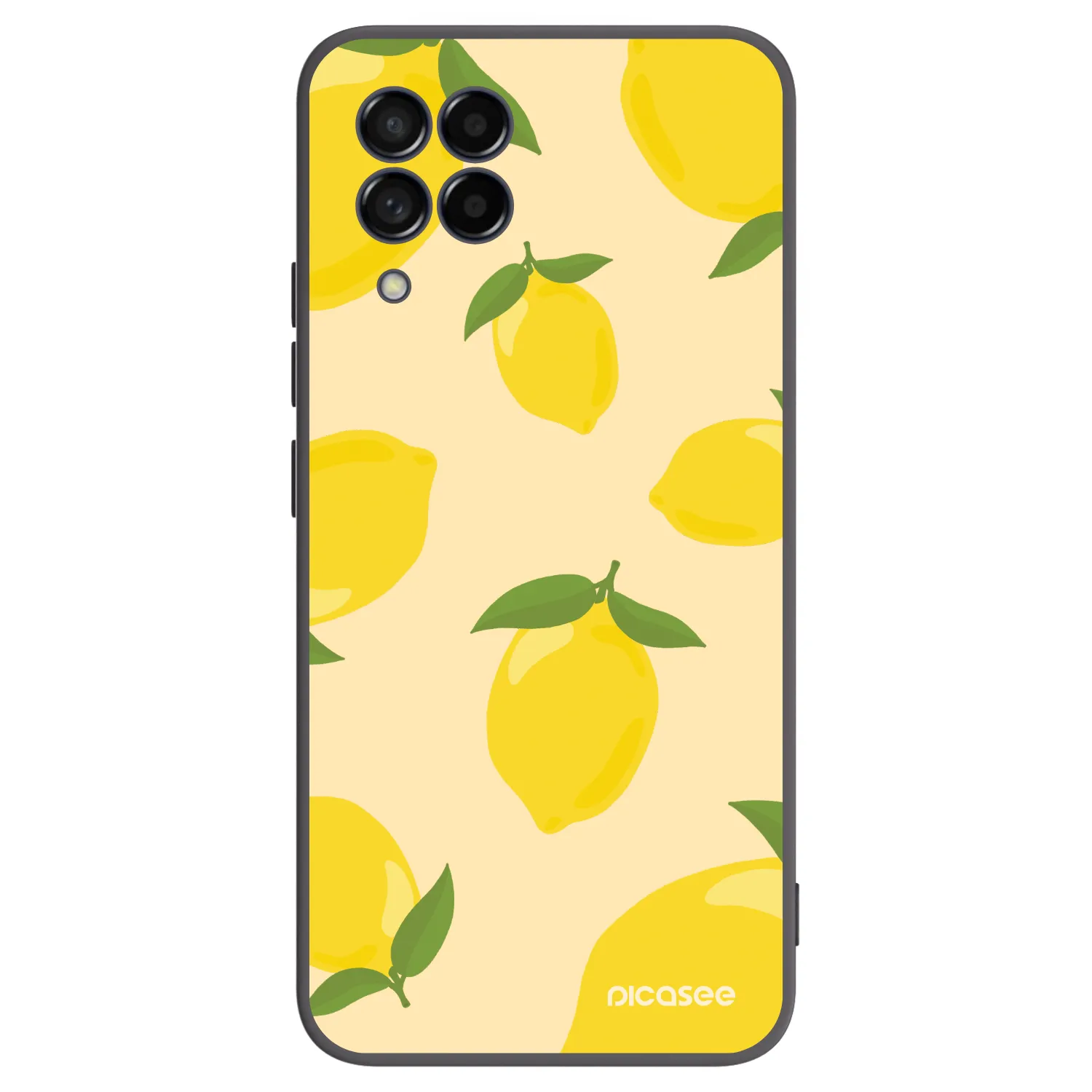 Picasee fekete szilikon tok az alábbi mobiltelefonokra Samsung Galaxy M53 5G - Limoncella