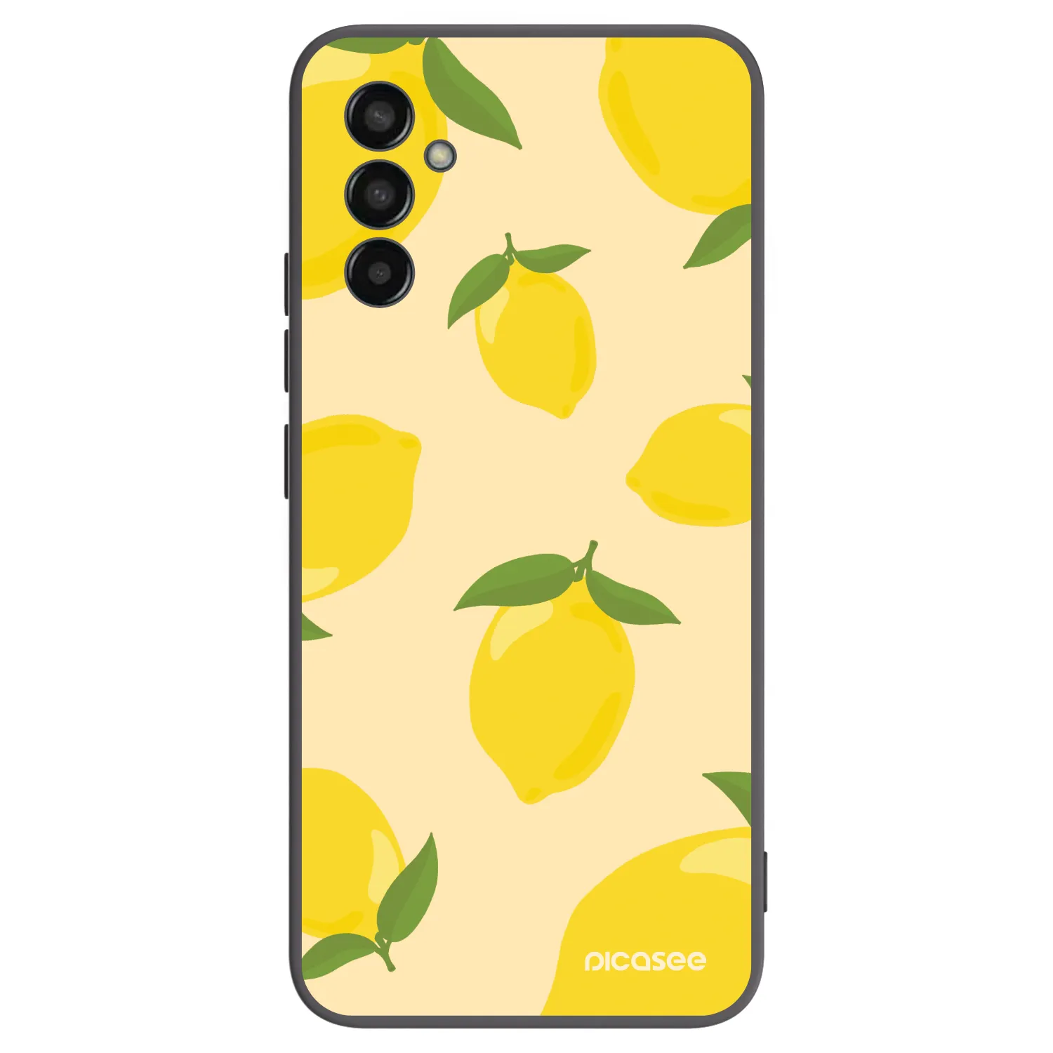 Picasee fekete szilikon tok az alábbi mobiltelefonokra Samsung Galaxy M13 M135F - Limoncella