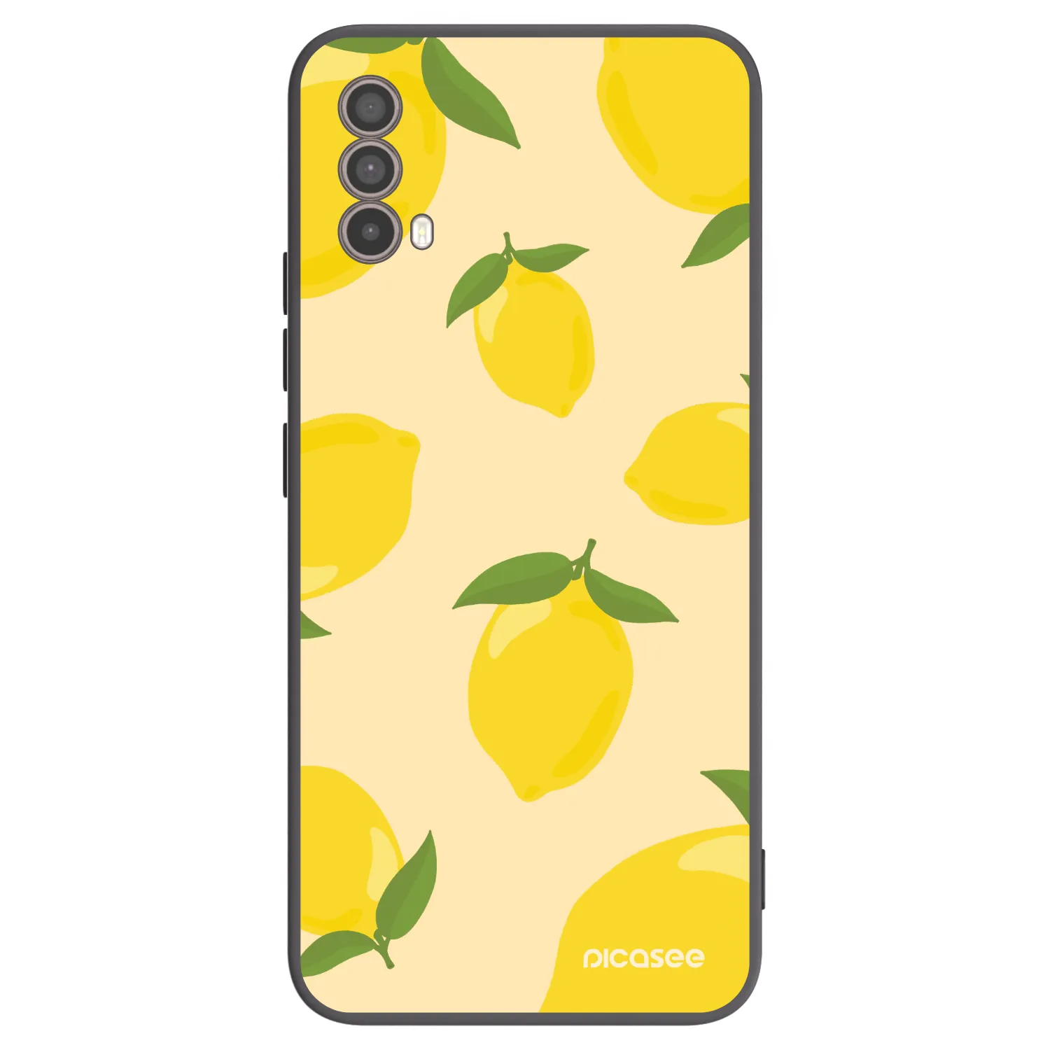 Picasee fekete szilikon tok az alábbi mobiltelefonokra Motorola Moto E40 - Limoncella