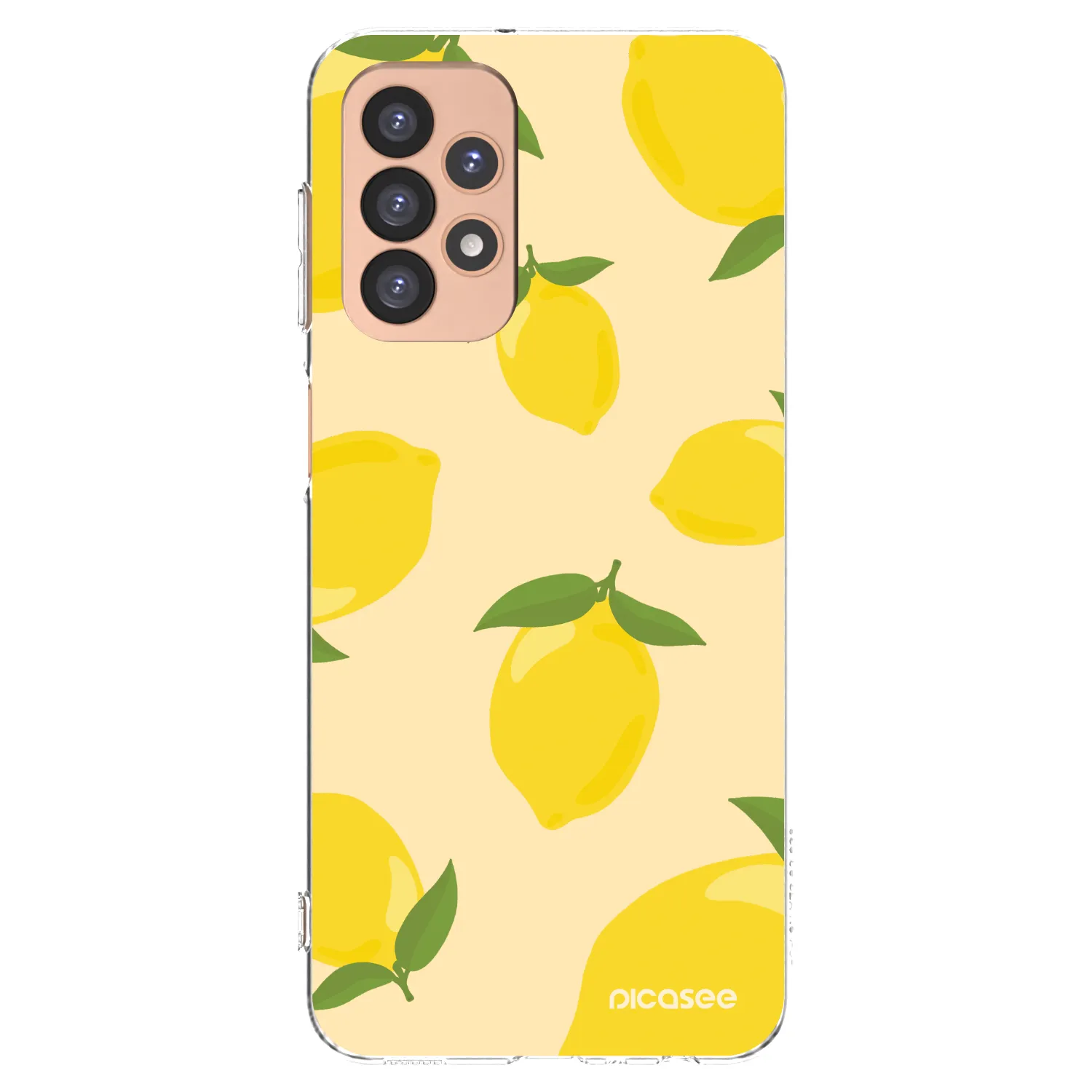 Picasee átlátszó szilikon tok az alábbi mobiltelefonokra Samsung Galaxy A23 A236B 5G - Limoncella
