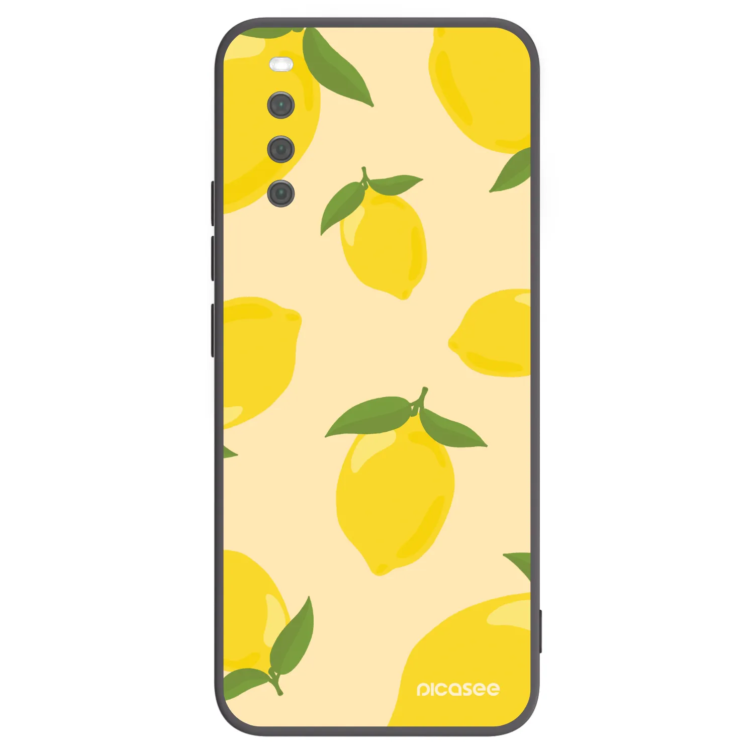 Picasee fekete szilikon tok az alábbi mobiltelefonokra Sony Xperia 10 III - Limoncella