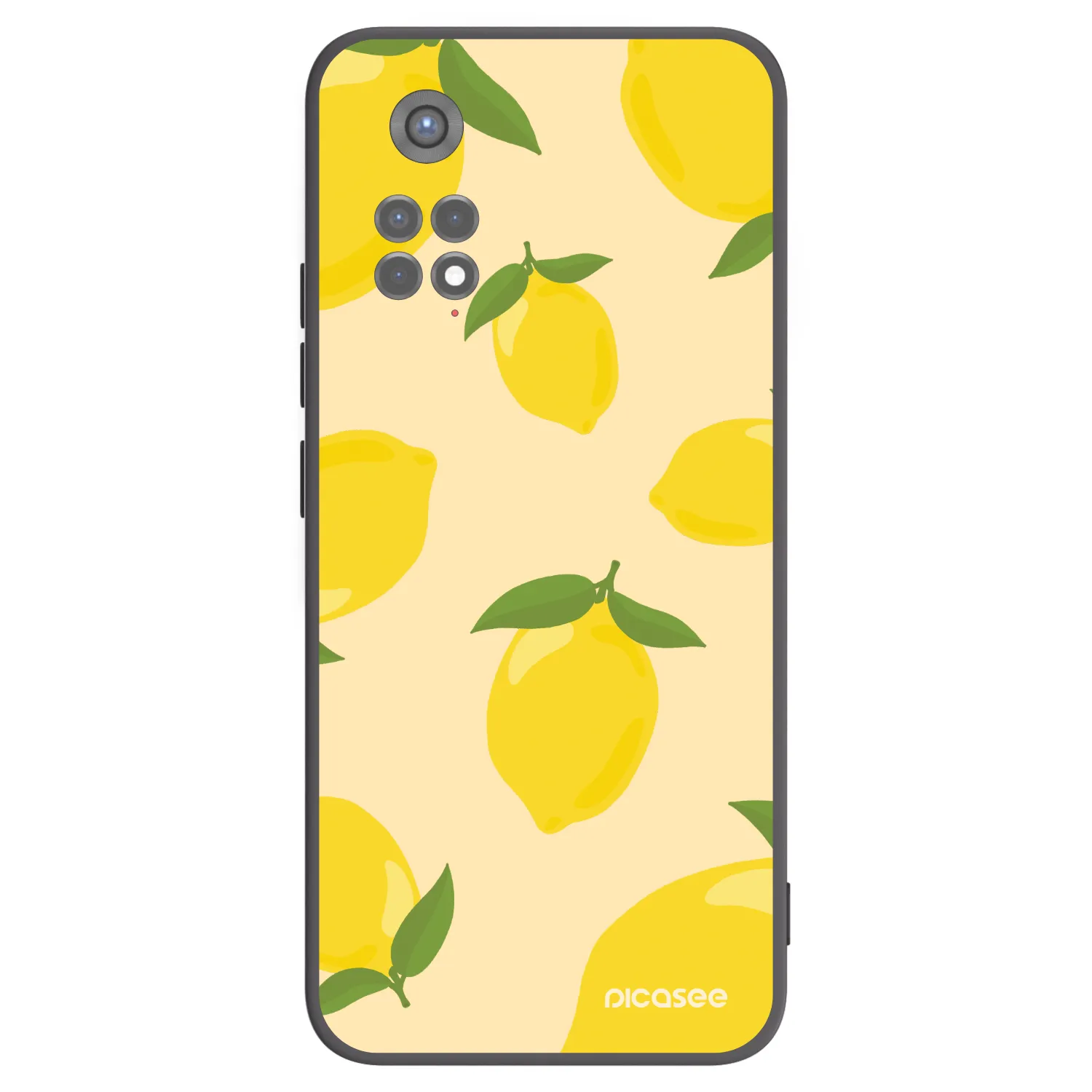 Picasee fekete szilikon tok az alábbi mobiltelefonokra Xiaomi Redmi Note 11S 5G - Limoncella