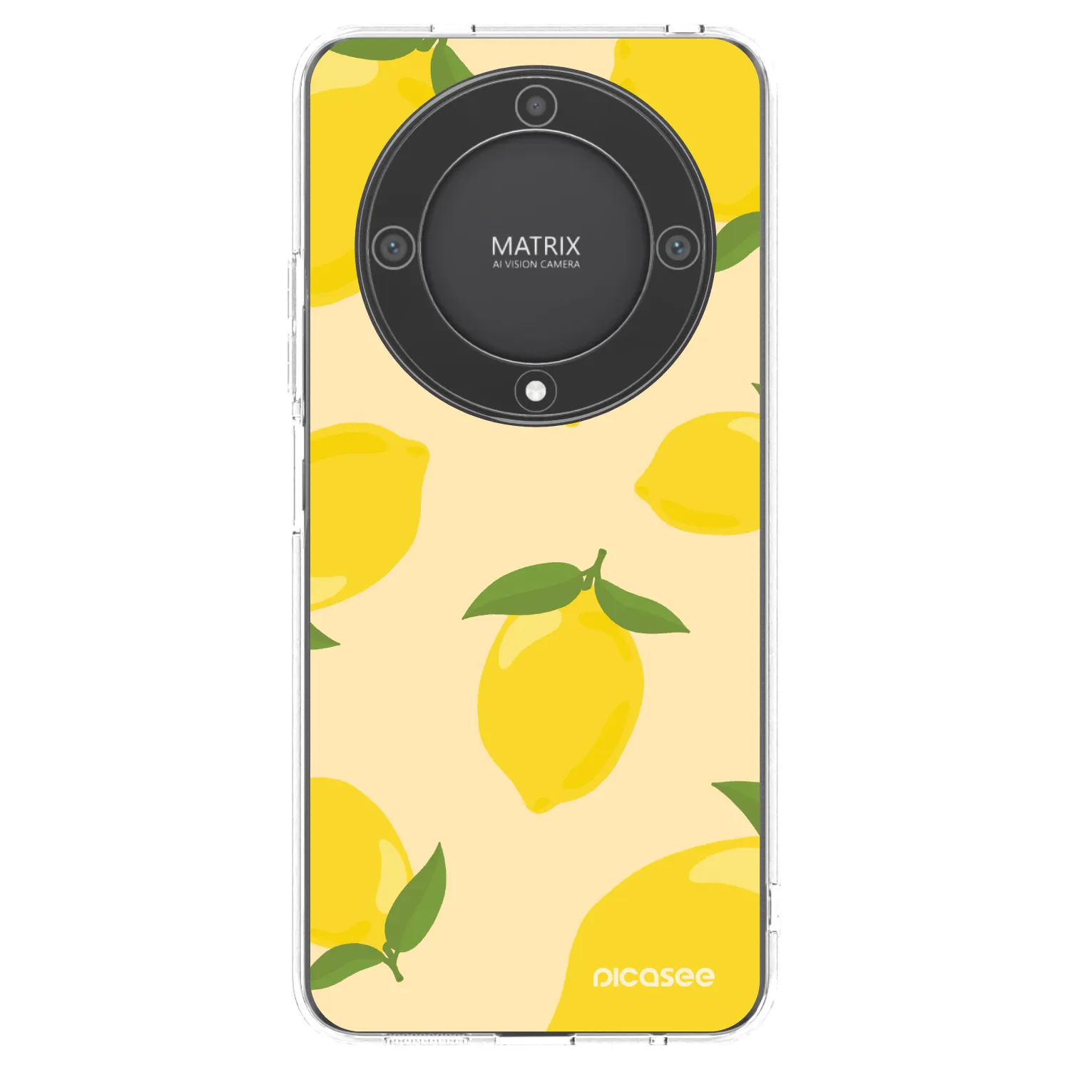 Picasee átlátszó szilikon tok az alábbi mobiltelefonokra Honor Magic5 Lite 5G - Limoncella