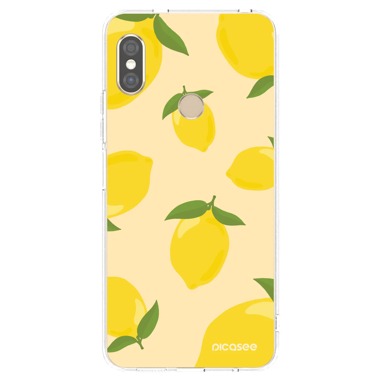 Picasee átlátszó szilikon tok az alábbi mobiltelefonokra Xiaomi Redmi Note 5 Global - Limoncella