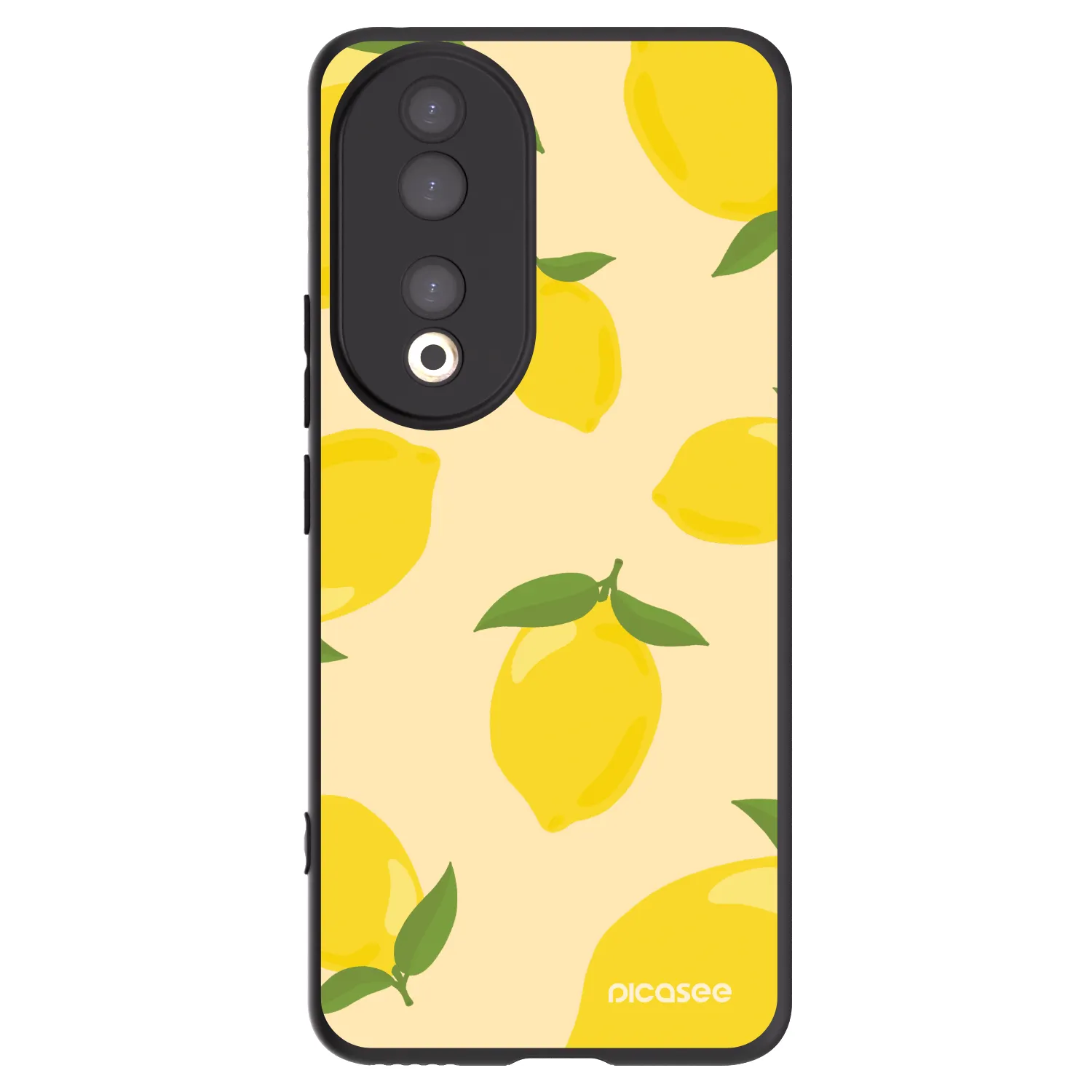 Picasee fekete szilikon tok az alábbi mobiltelefonokra Honor 90 5G - Limoncella