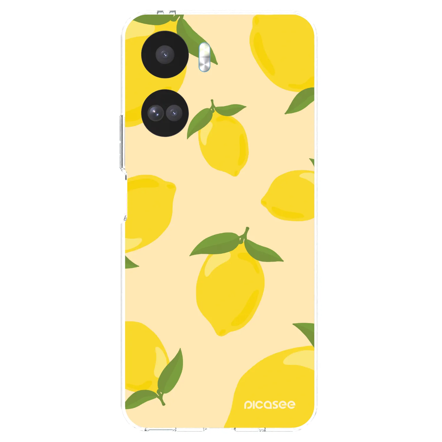 Picasee átlátszó szilikon tok az alábbi mobiltelefonokra Honor 90 Lite 5G - Limoncella