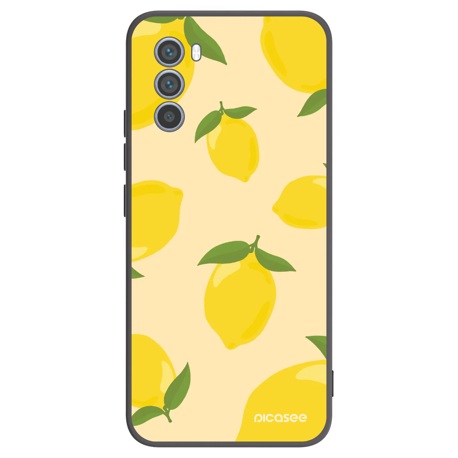 Picasee fekete szilikon tok az alábbi mobiltelefonokra Motorola Moto G62 - Limoncella