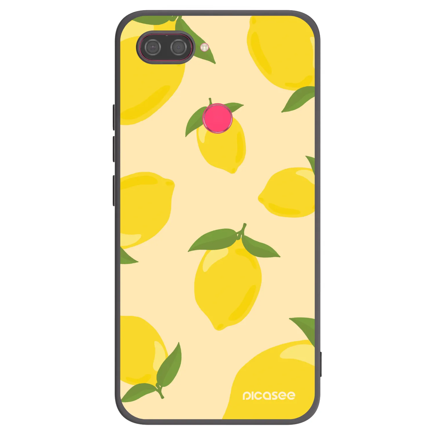 Picasee fekete szilikon tok az alábbi mobiltelefonokra Xiaomi Mi 8 Lite - Limoncella