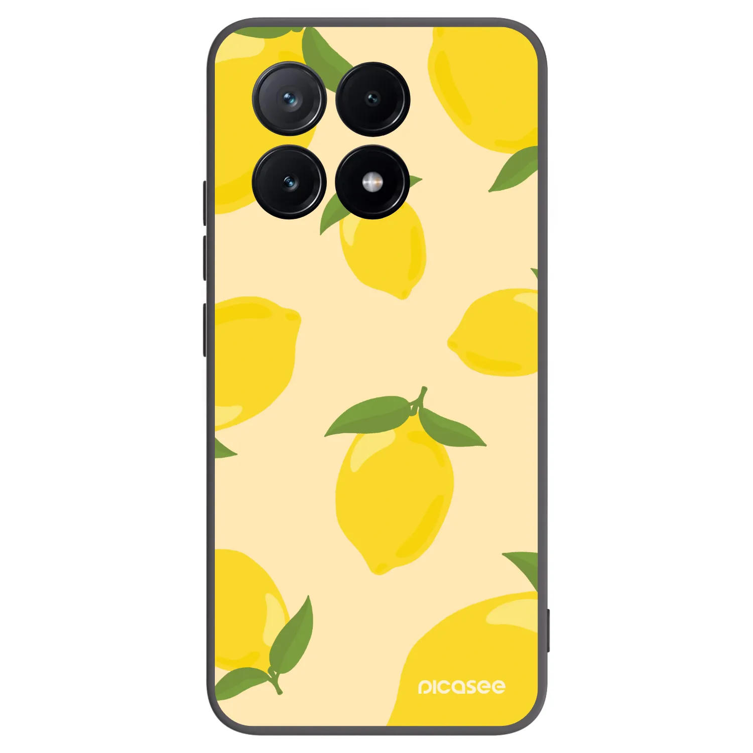 Picasee fekete szilikon tok az alábbi mobiltelefonokra Xiaomi Poco X6 Pro - Limoncella