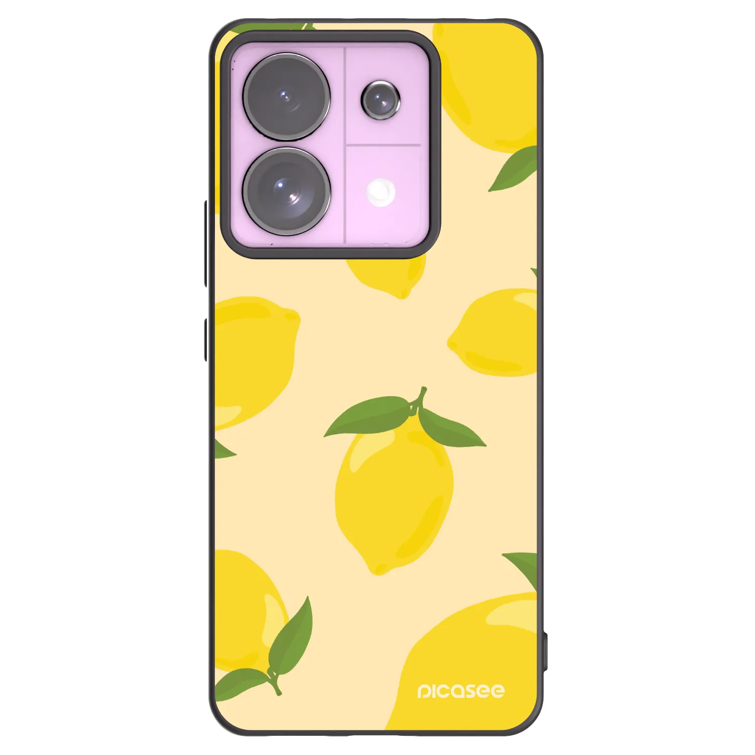 Picasee fekete szilikon tok az alábbi mobiltelefonokra Xiaomi Redmi Note 13 Pro 5G - Limoncella