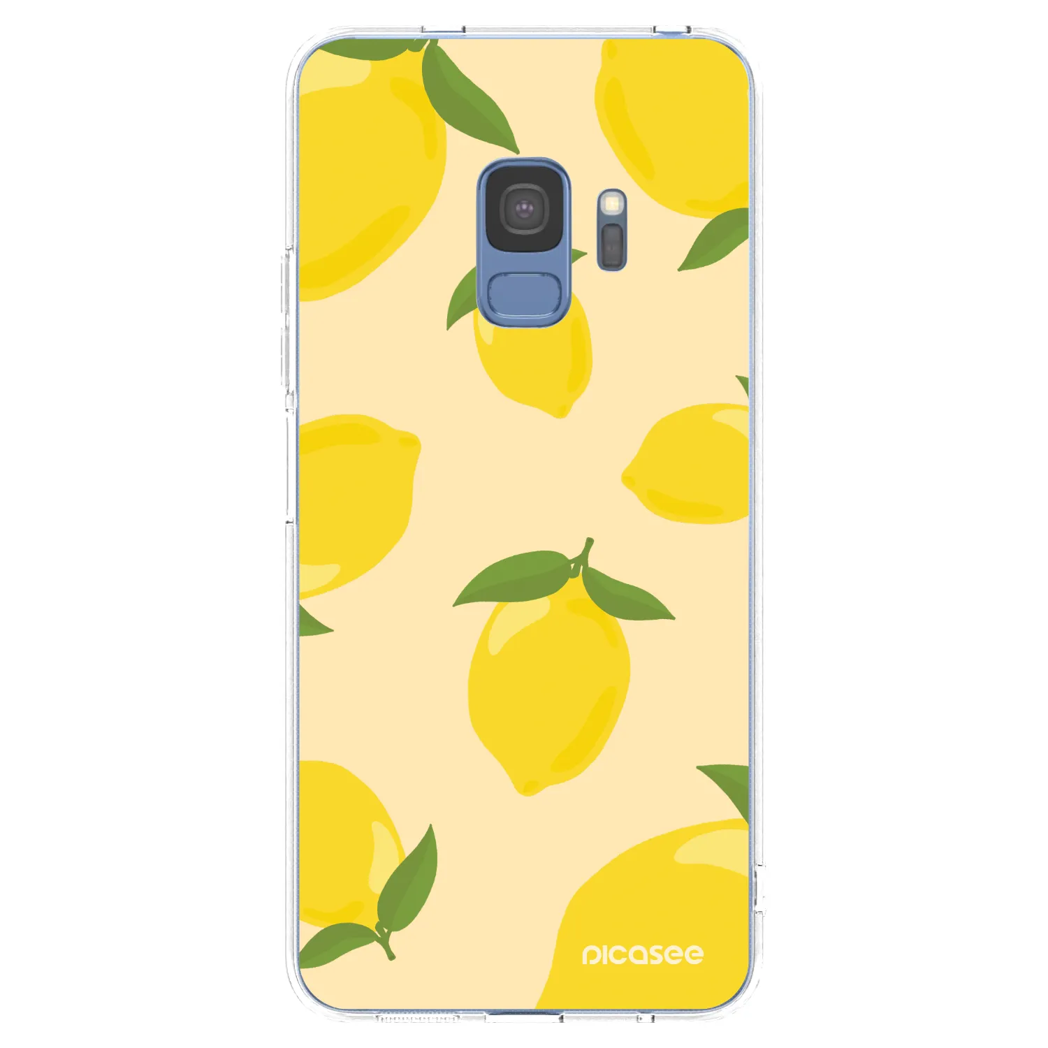 Picasee átlátszó szilikon tok az alábbi mobiltelefonokra Samsung Galaxy S9 G960F - Limoncella