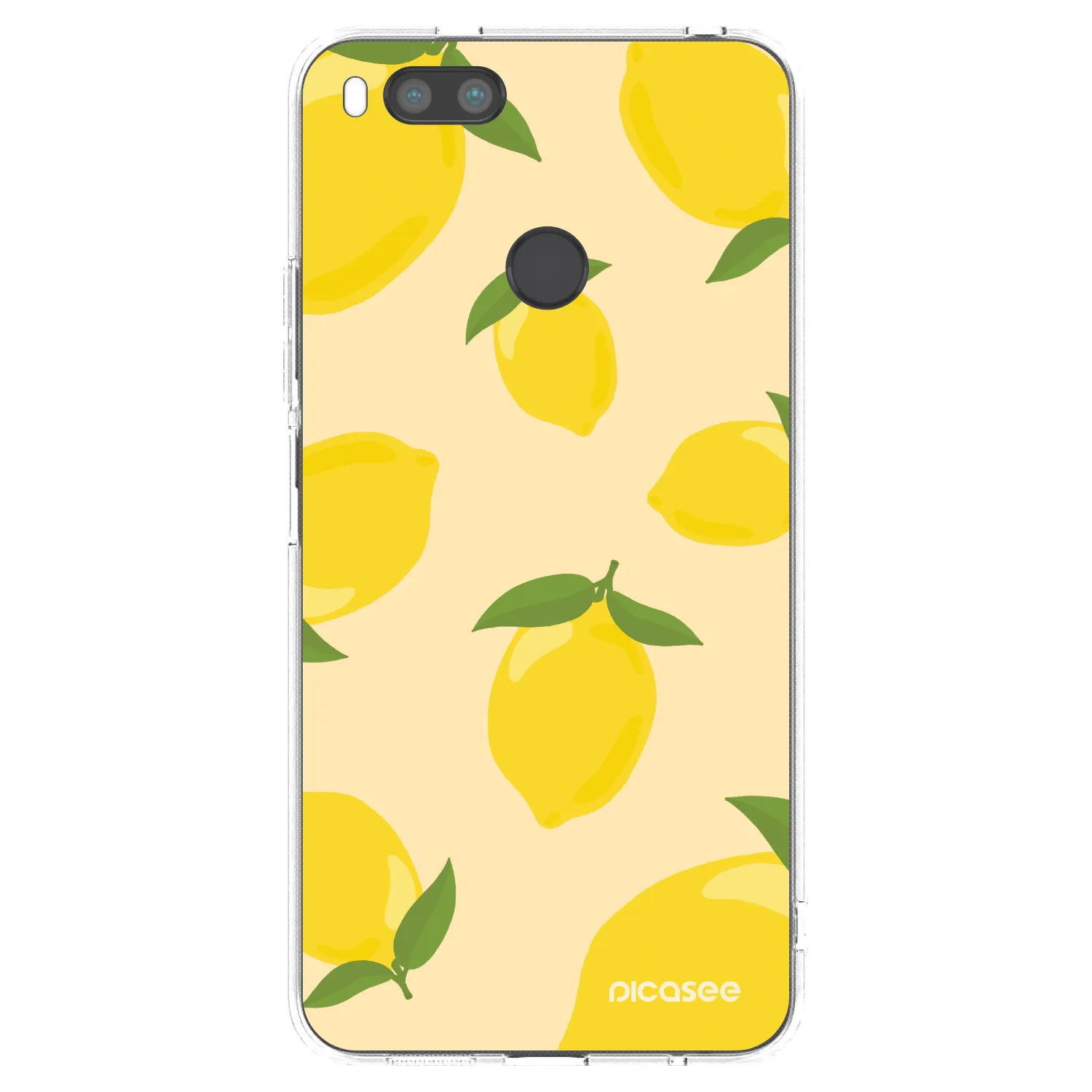 Picasee átlátszó szilikon tok az alábbi mobiltelefonokra Xiaomi Mi A1 Global - Limoncella