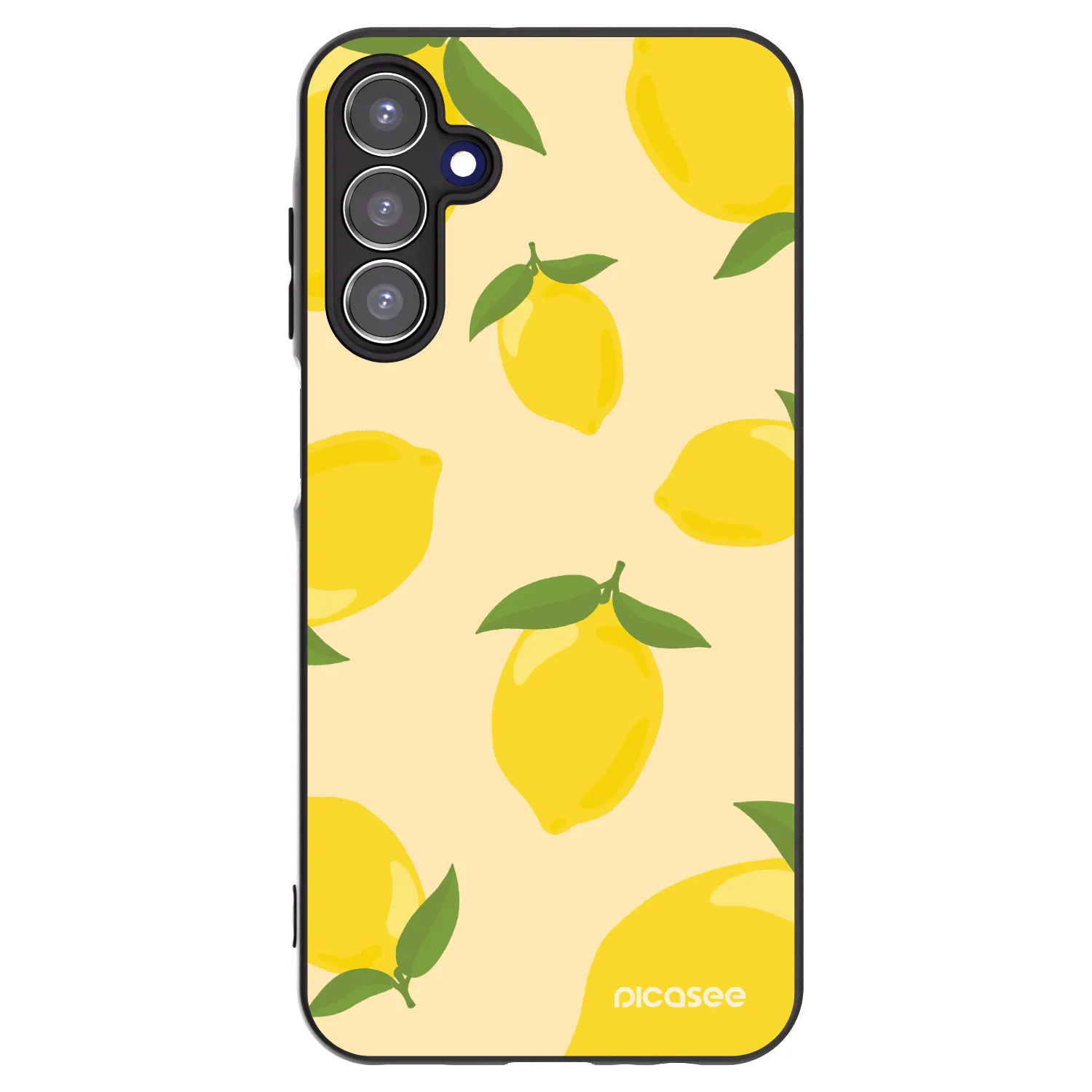 Picasee fekete szilikon tok az alábbi mobiltelefonokra Samsung Galaxy A15 A156B 5G - Limoncella